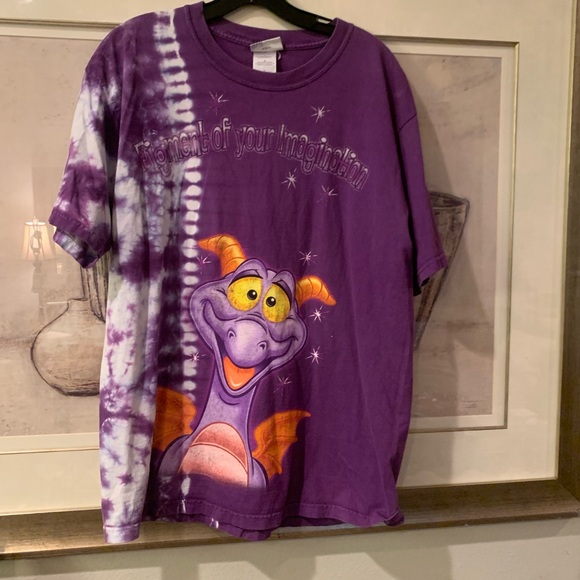 Disney Other - Disney figment of your imagination, vintage tie-dye adult T-shirt